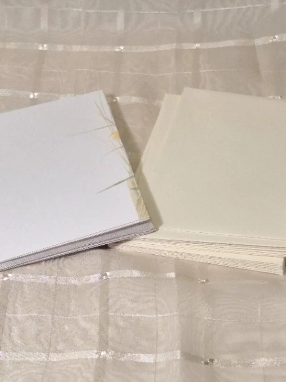Marjolein Bastin Note Cards & Cardboard Book Shaped Box Ribbon Closure Hallmark